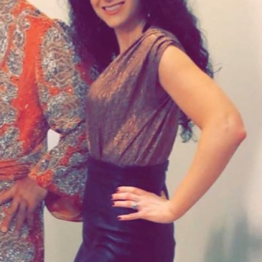 Metallic bodysuit